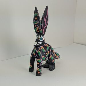 Colorful Handcrafted Rabbit Figurine
